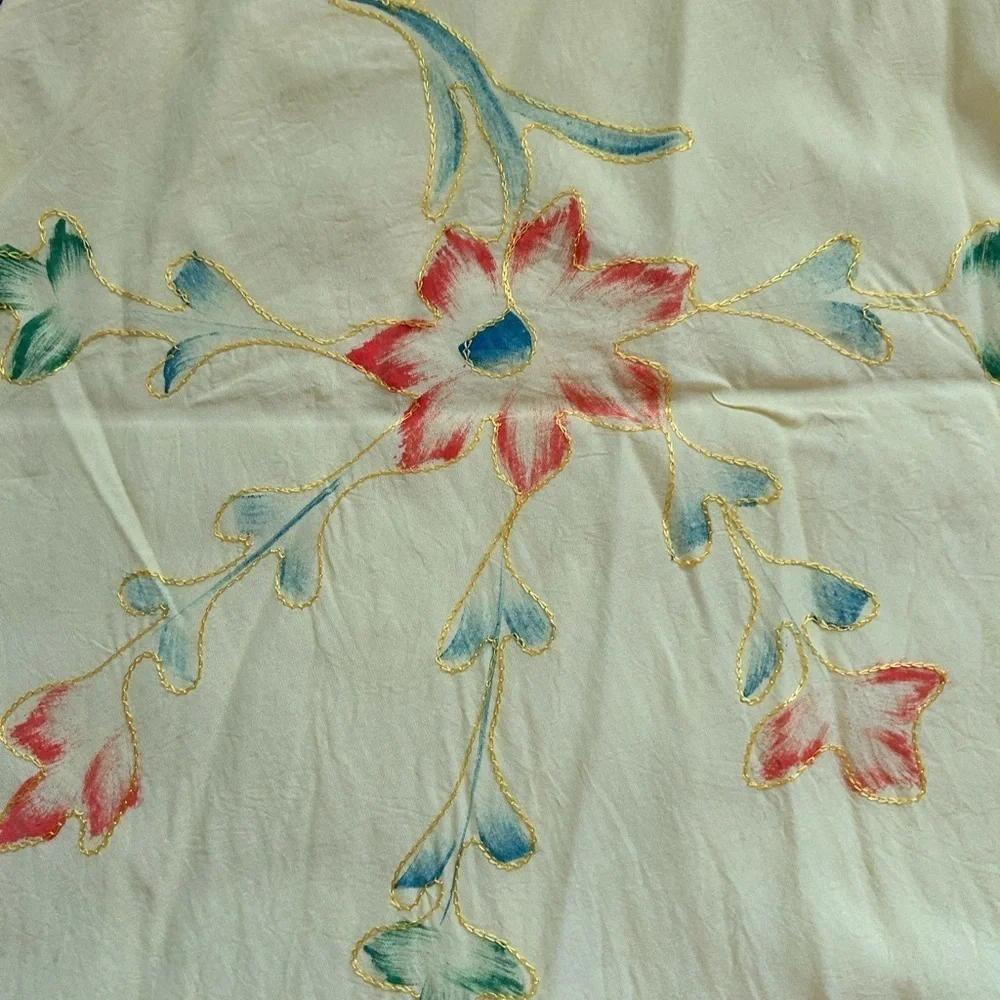 Yellow Floral Sleeveless Dress Beach Pool Coverup